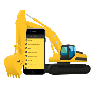 GravemaskinSWE grävmaskin och SmartDok