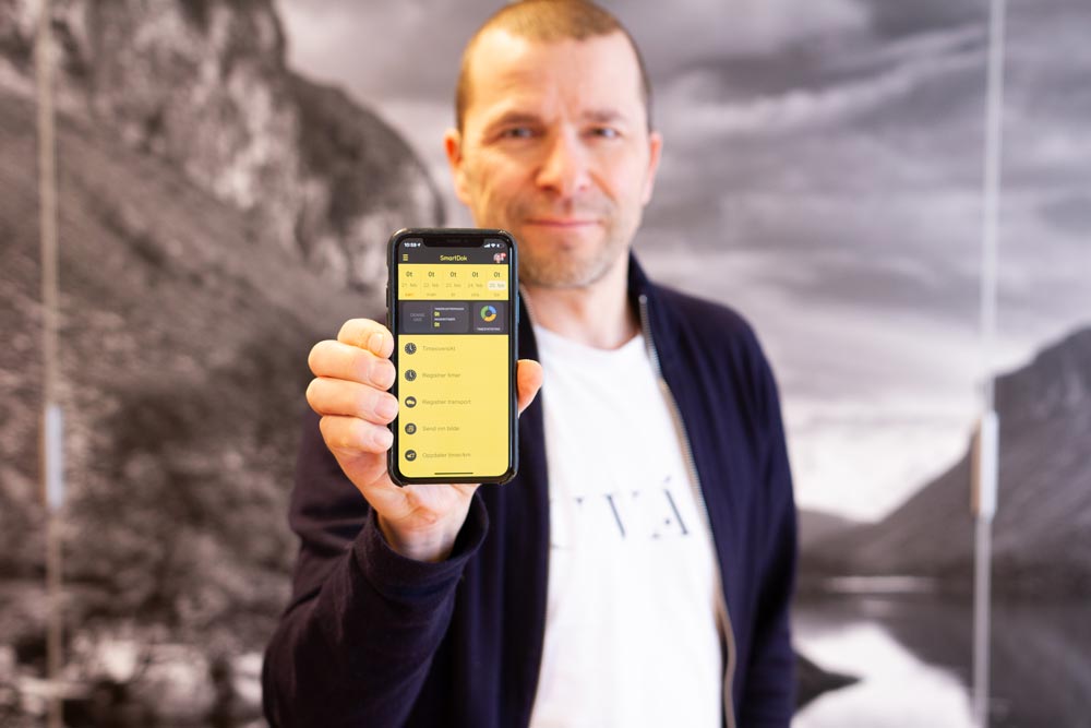 Grundare Bjørn Tore Hagberg glädjer sig över fortsatt stark tillväxt i företaget. Nu 70,000 användare!